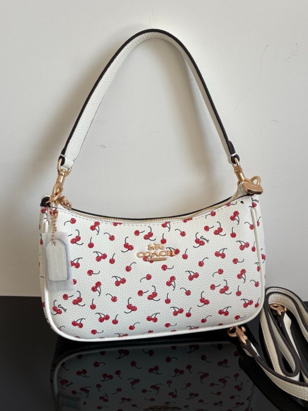 Coach Teri Cherry Print Shoulder Bag
